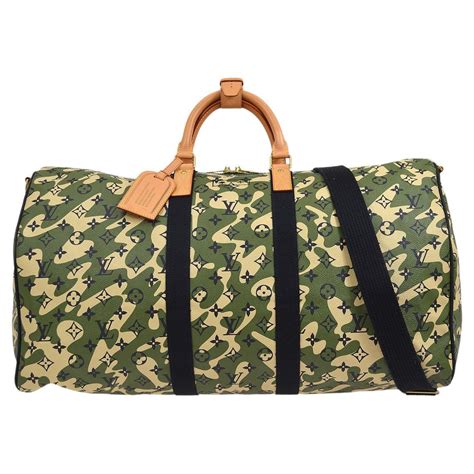 louis vuitton camo fleece|camo louis vuitton duffle bag.